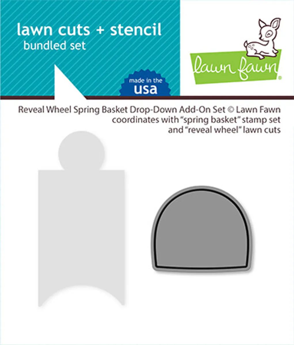 Lawn Fawn Reveal Wheel Spring Basket Add-On Dies