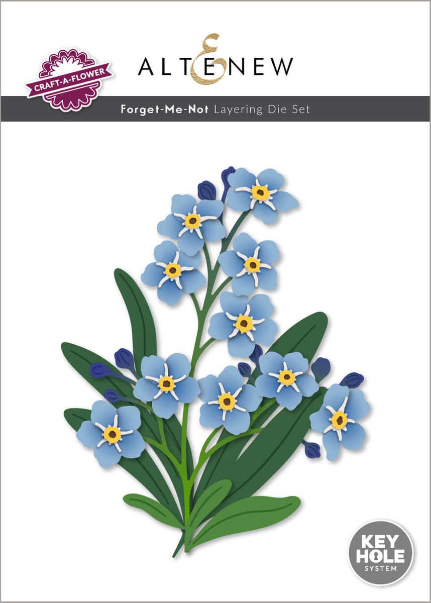 Craft-A-Flower: Forget-Me-Not Layering Die Set