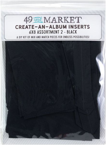 Hovedbilde Create-an-Album Inserts Assortment 2 - Black