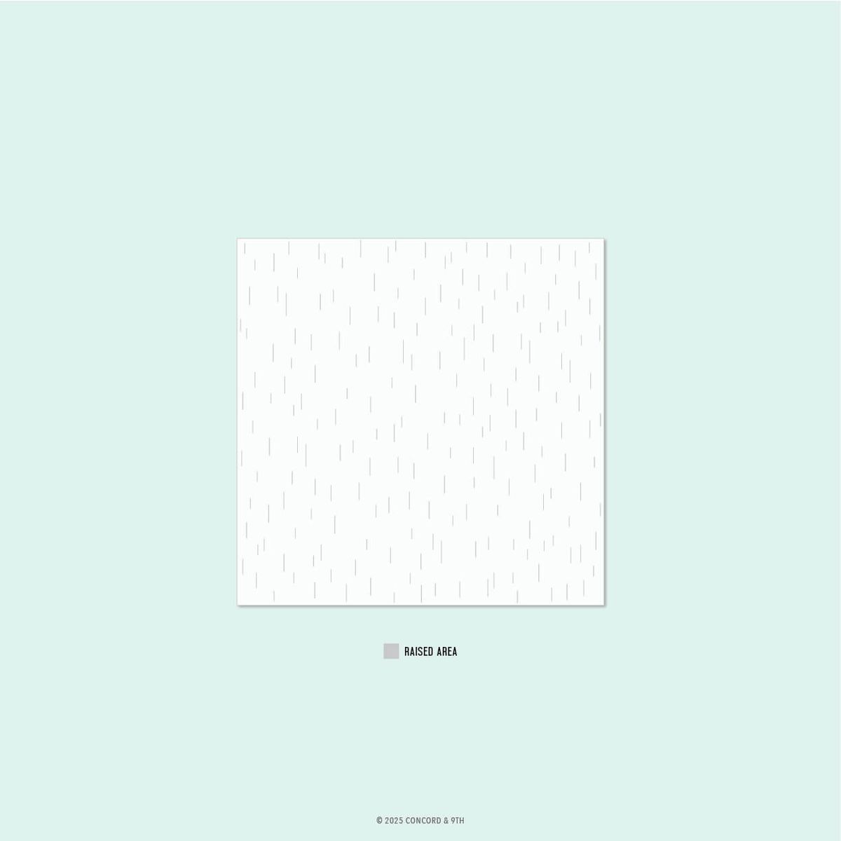 Concord & 9th Dashed Lines Embossing Folder