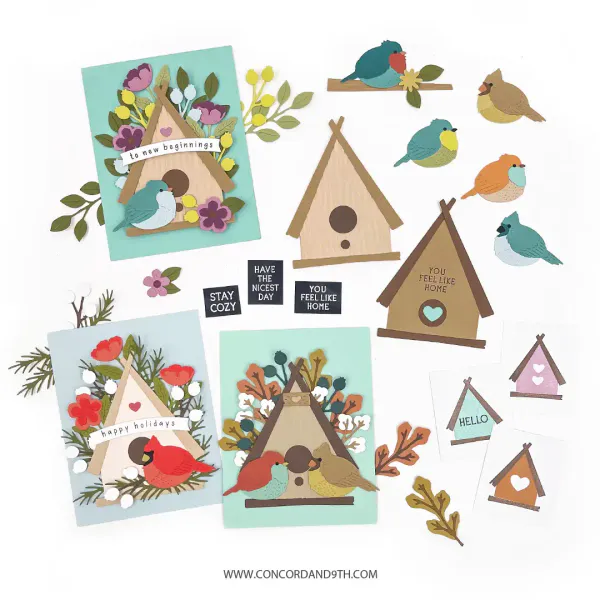 Hovedbilde Concord & 9th Birdhouse Blossoms Bundle