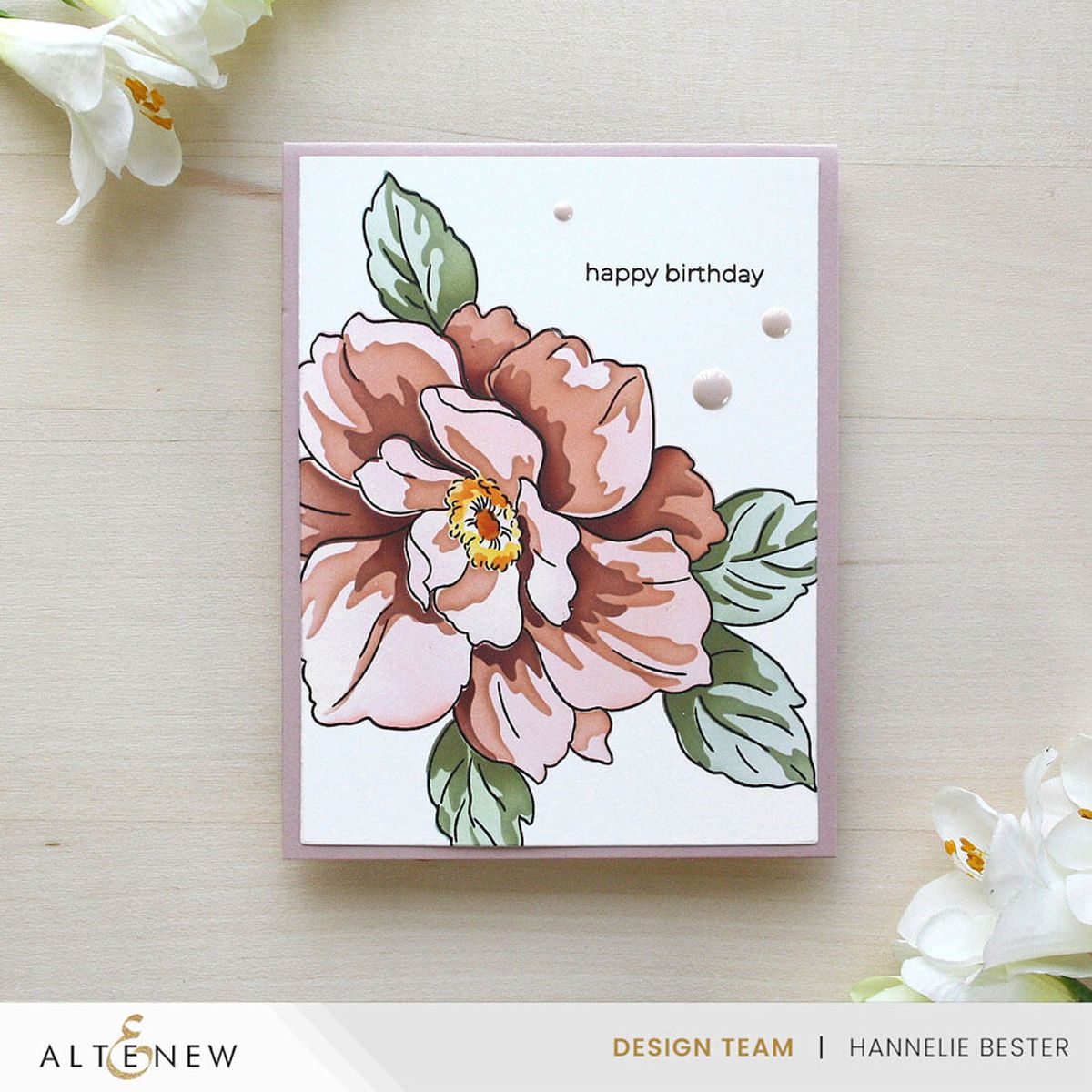 Twin Blooms Stencil Set