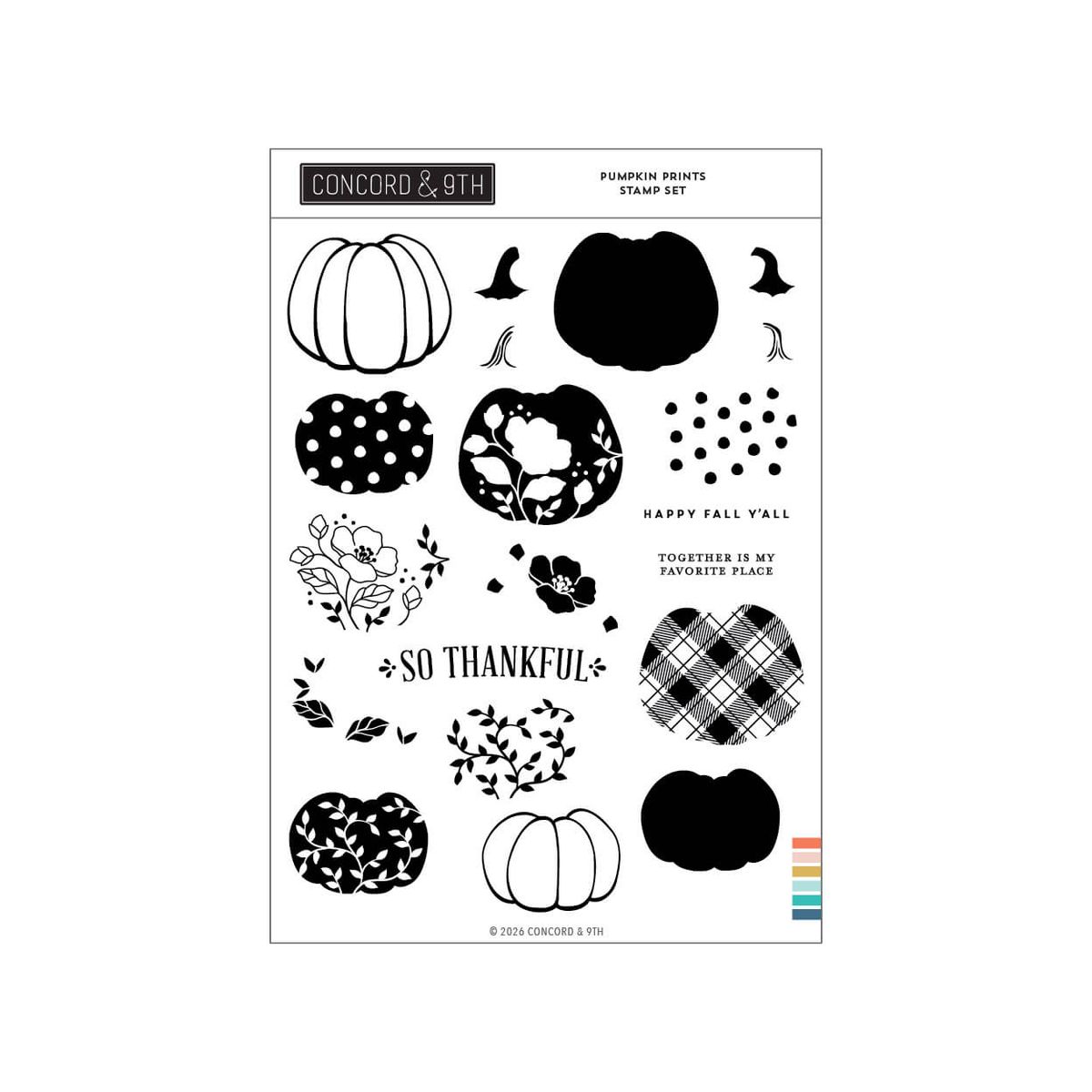 Pumpkin Prints Stamp Set