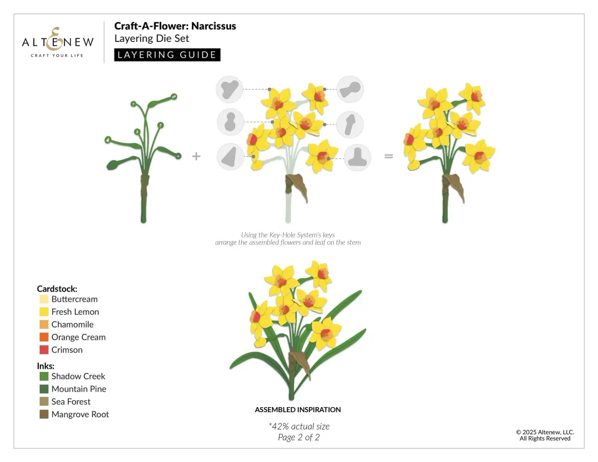 Altenew Craft-A-Flower: Narcissus