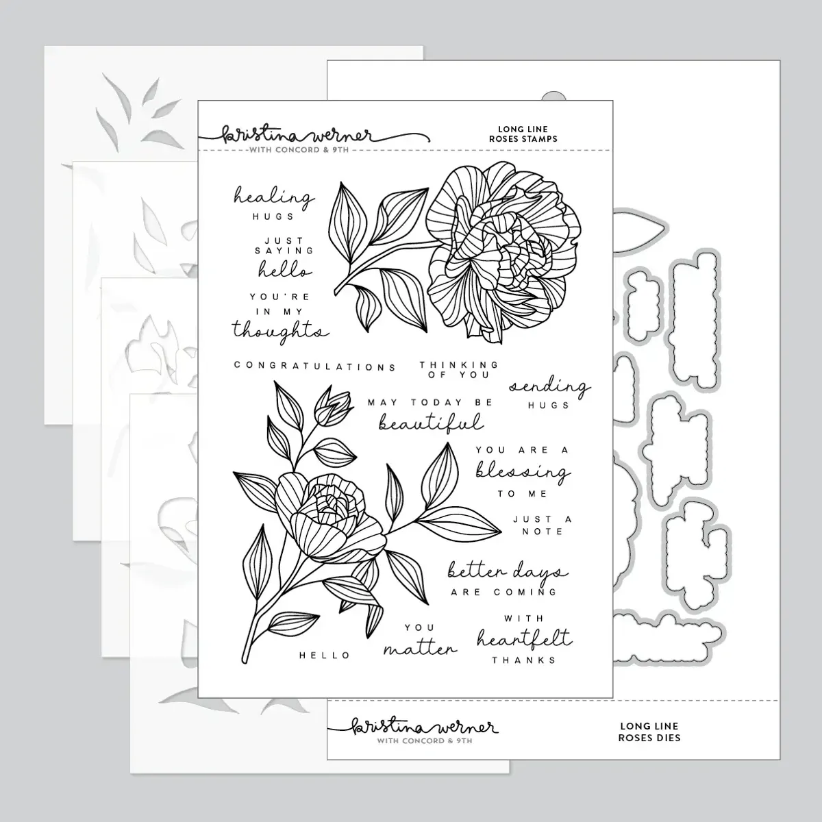 Kristina Werner Long Line Roses Bundle