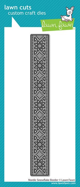 Hovedbilde Lawn Fawn Nordic Snowflake Border Die