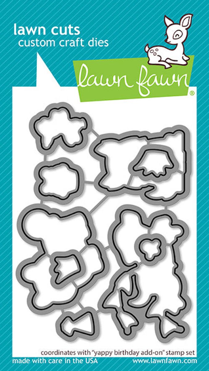 Lawn Fawn Yappy Birthday Add-On Dies