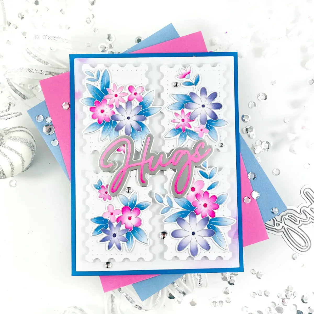 Pinkfresh Studio Cheerful Blossoms bundle