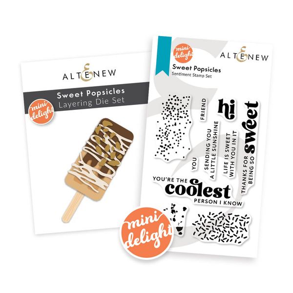 Hovedbilde Mini Delight: Sweet Popsicles Stamp & Die Set