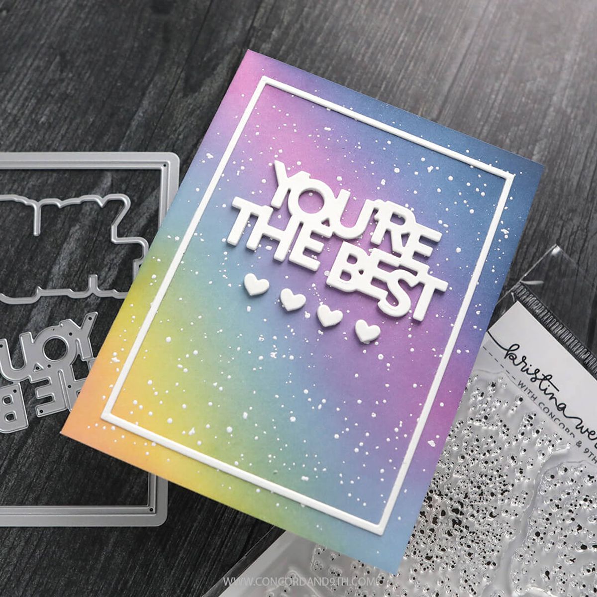 Kristina Werner Splatter Texture Stamp Set