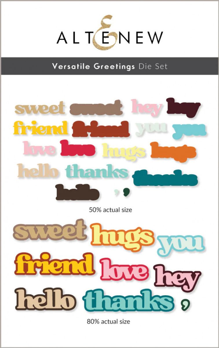 Altenew Versatile Greetings Hot Foil Plate Set
