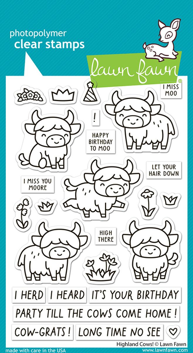 Highland Cows! Stamp Set