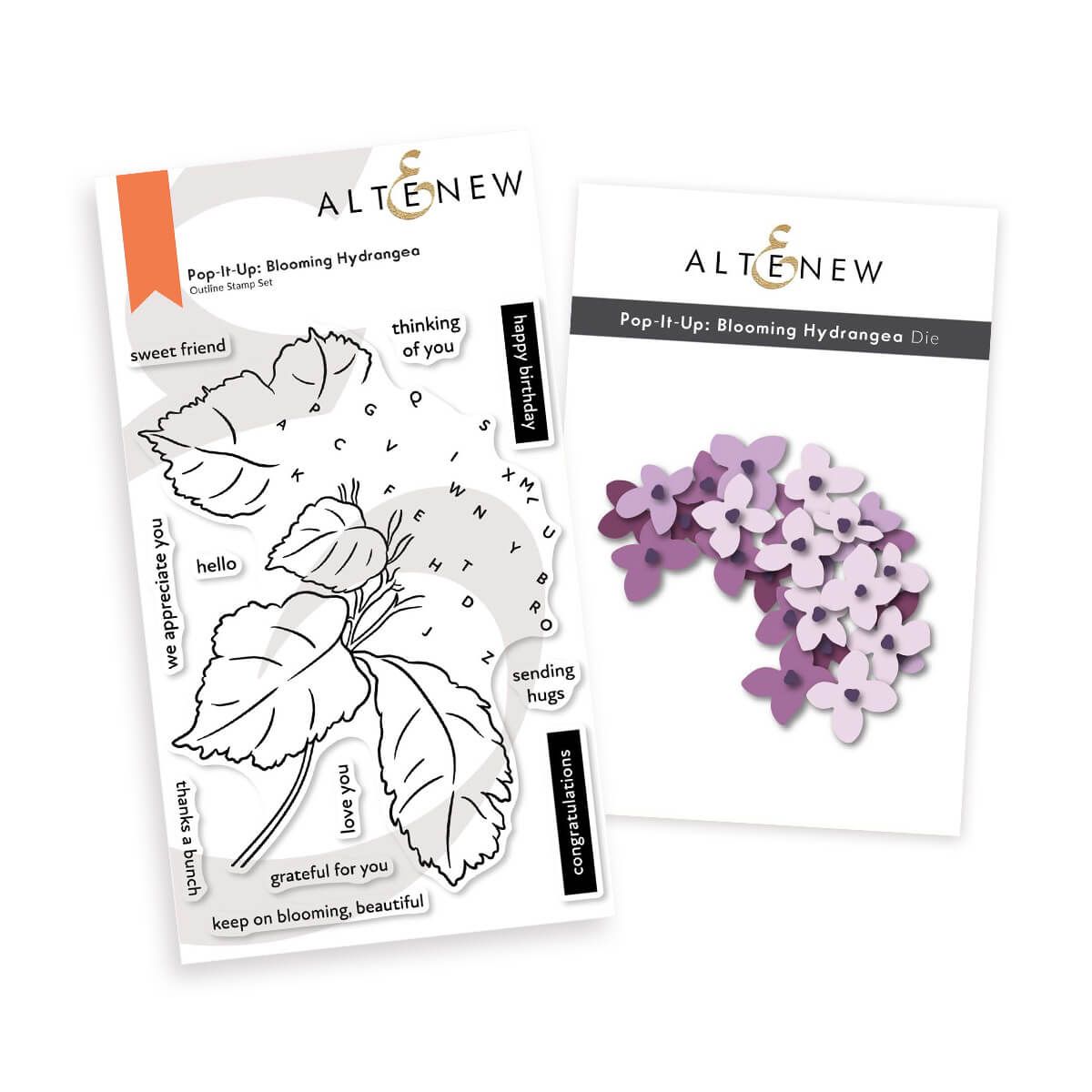 Altenew Pop-It-Up: Blooming Hydrangea