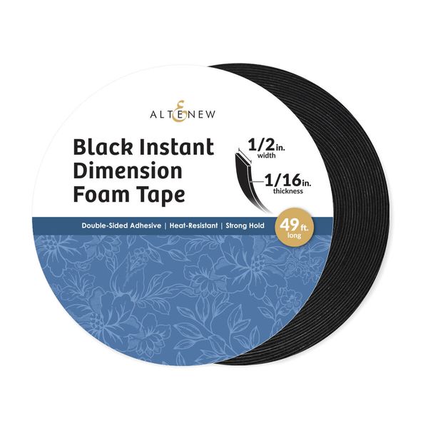 Hovedbilde Black Instant Dimension Foam Tape 1/16