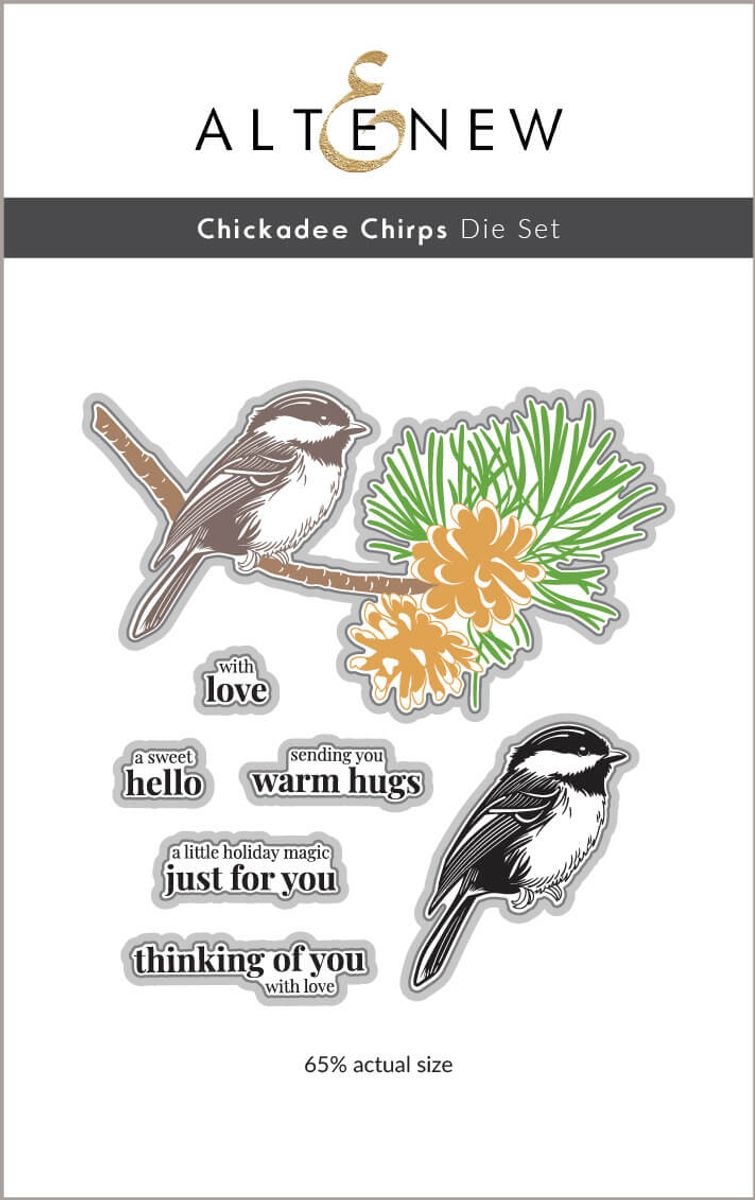 Altenew Chickadee Chirps Press Plate & Die Bundle
