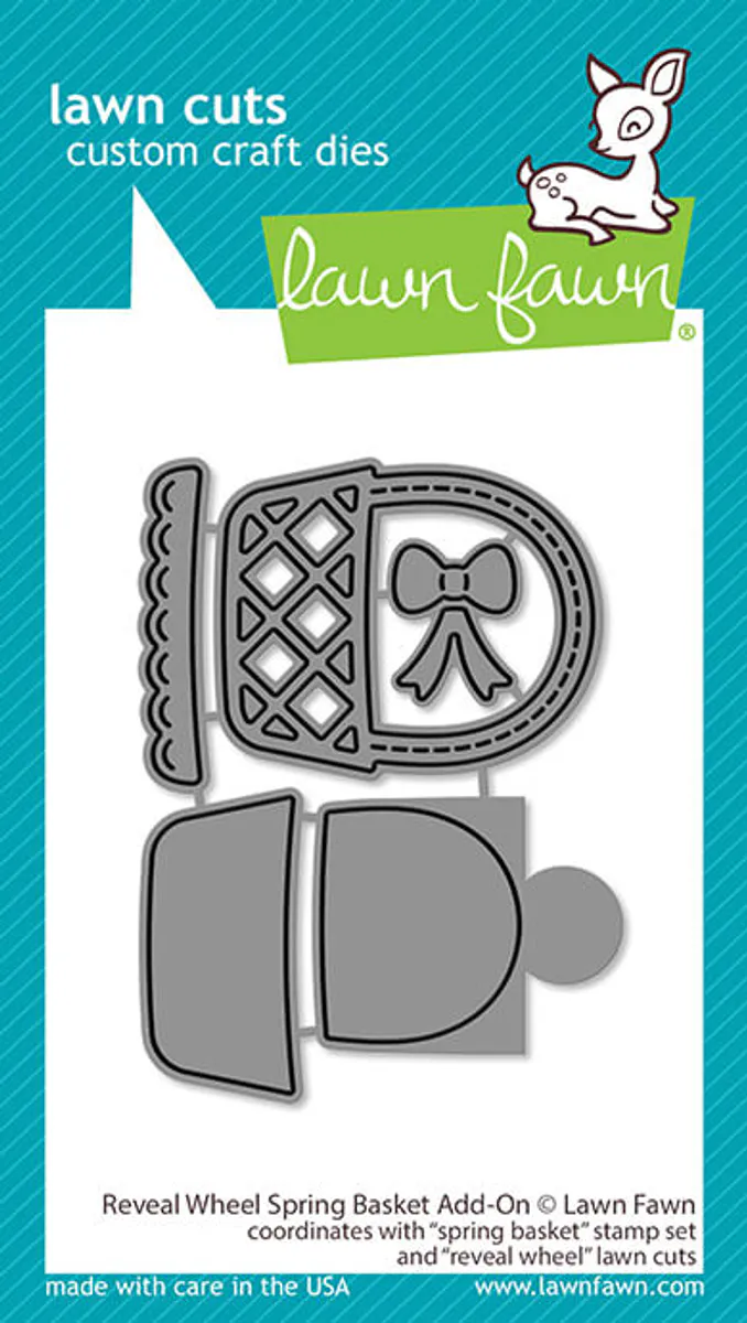 Lawn Fawn Reveal Wheel Spring Basket Add-On Dies