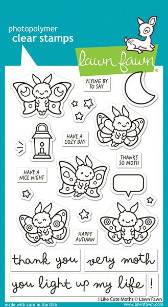 Hovedbilde I Like Cute Moths Stamp Set
