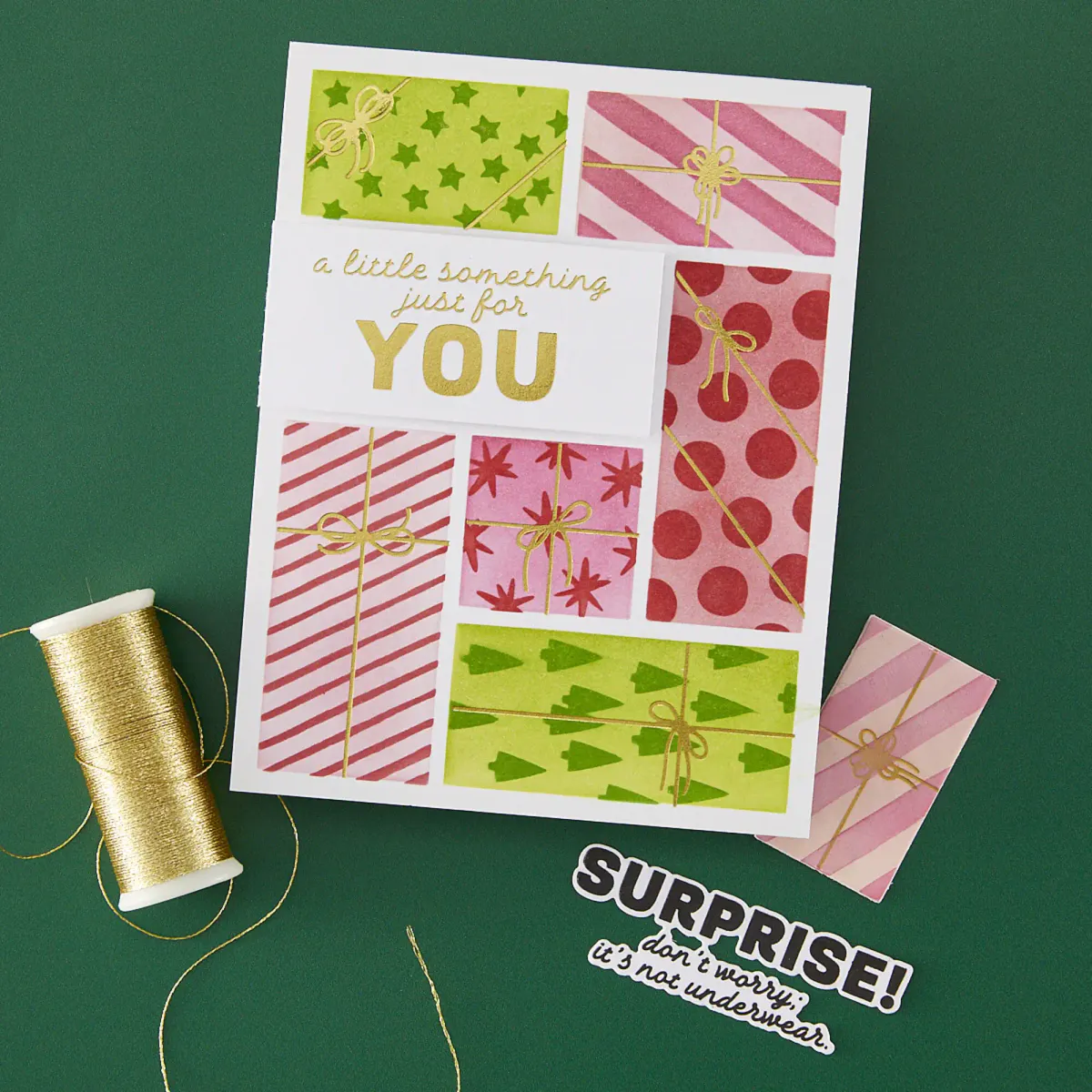 Hero Arts Best Gift Ever Letterpress & Foil Bundle