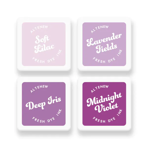 Hovedbilde Shades of Purple Fresh Dye Ink Mini Cube Set
