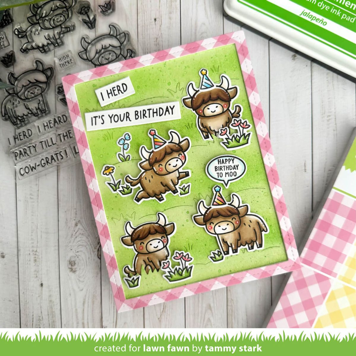 Highland Cows! Stamp Set