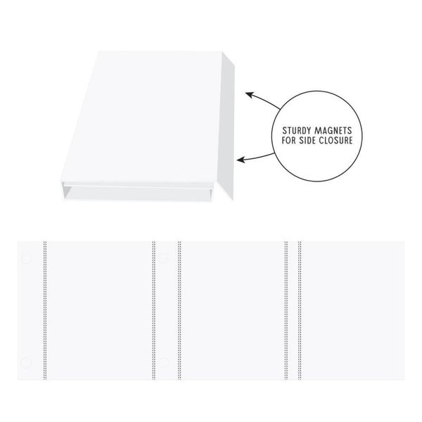 Hovedbilde 49 and Market Triple Flip Album Base - White