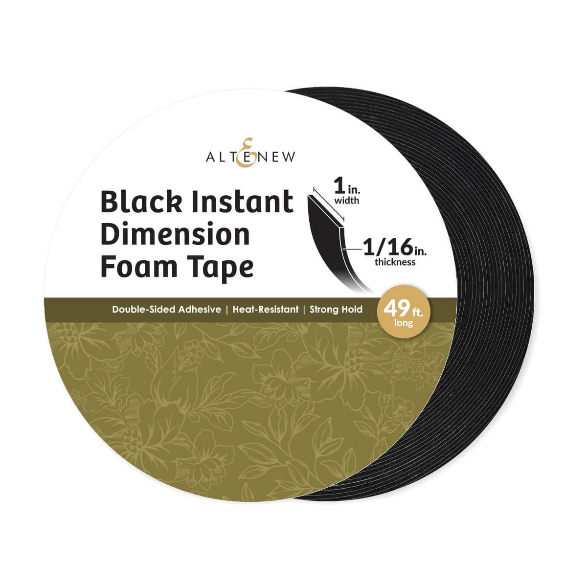 Instant Dimension Foam Tape Bundle - Black