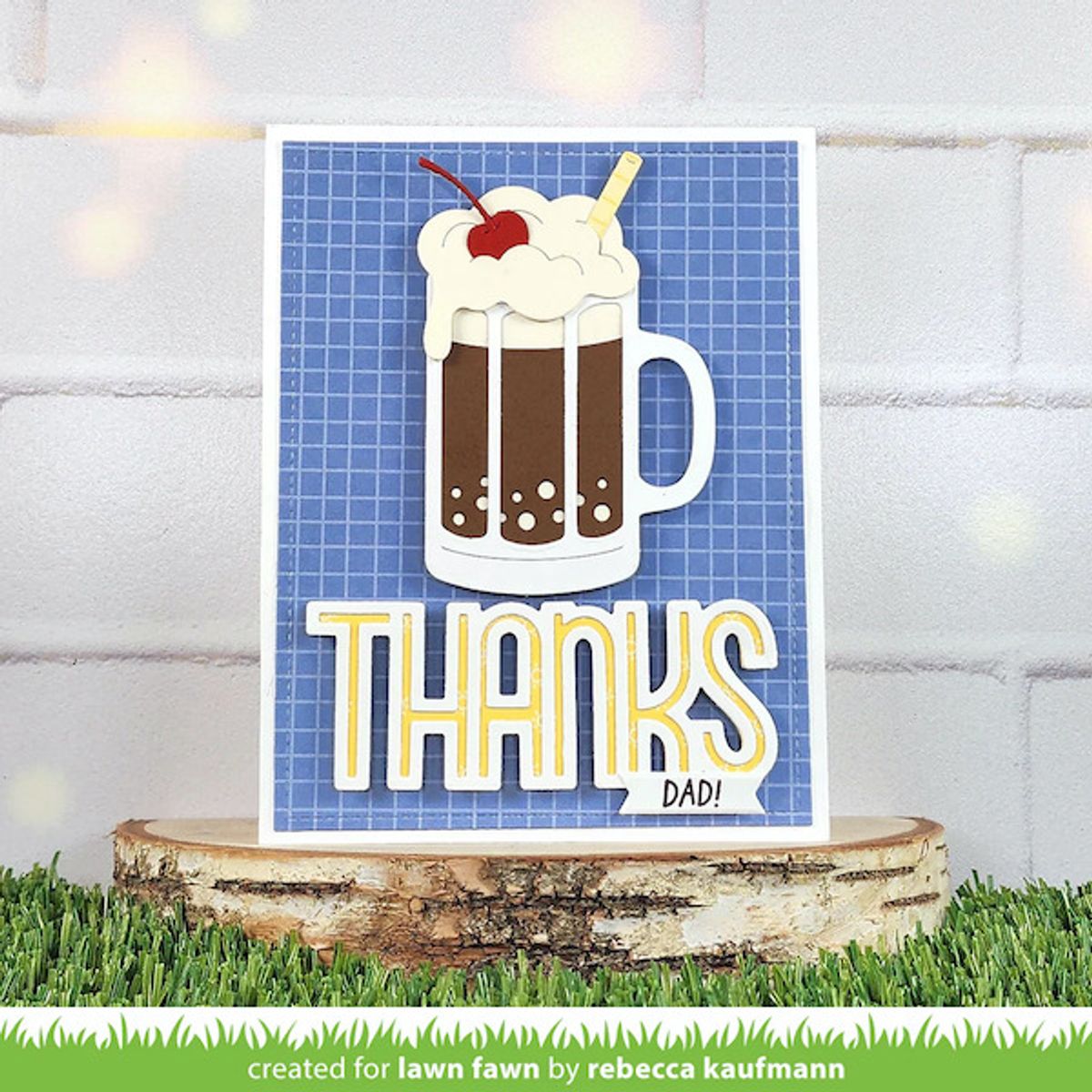 Lawn Fawn Build-A-Drink Root Beer Add-On Dies