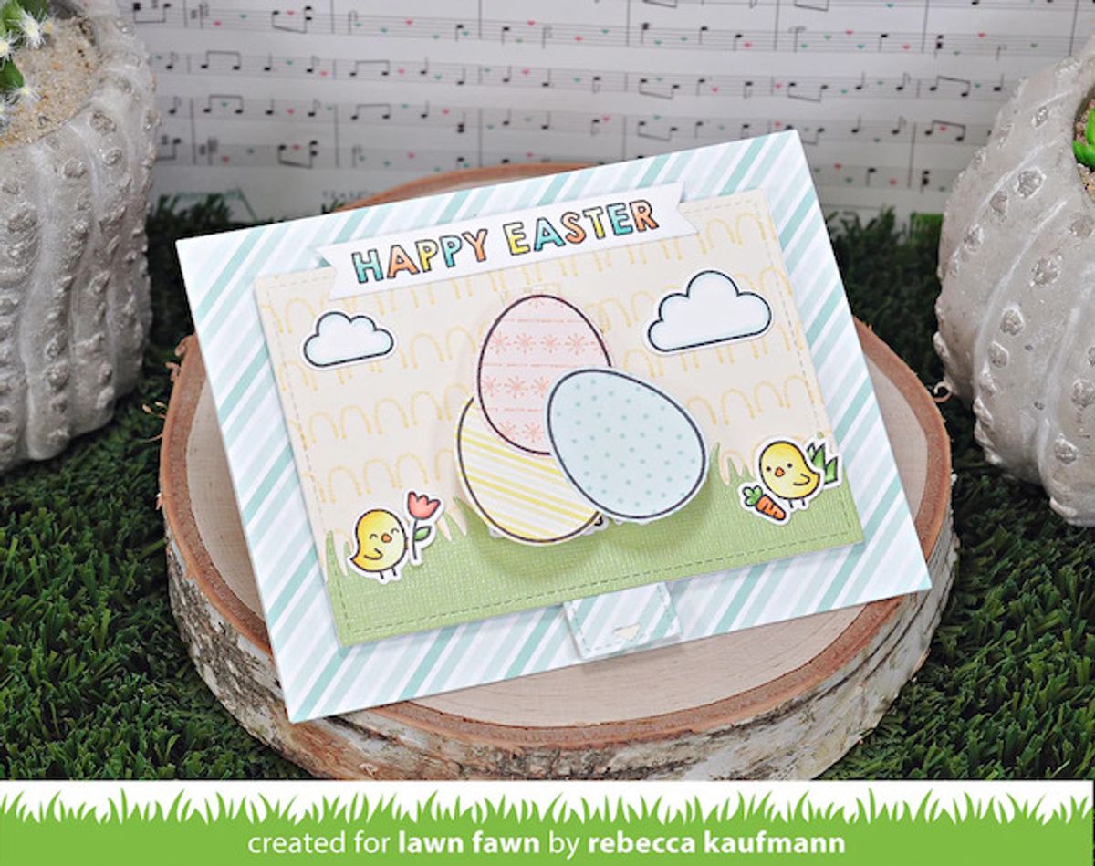 Lawn Fawn Eggstraordinary Easter Add-On Stamp Set