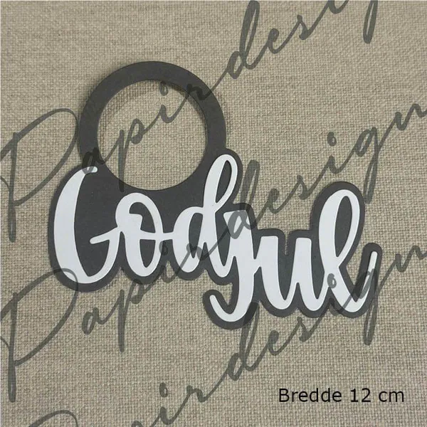 Hovedbilde Papirdesign God jul flasketag dies