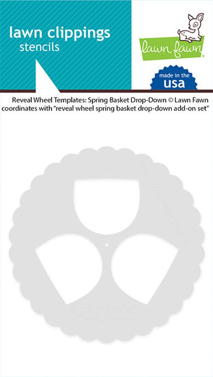 Lawn Fawn Reveal Wheel Templates: Spring Basket Drop-Down