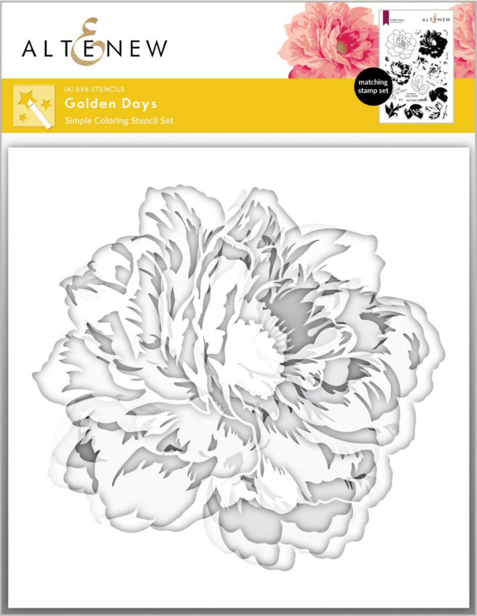 Altenew Golden Days Layering Stencil Set