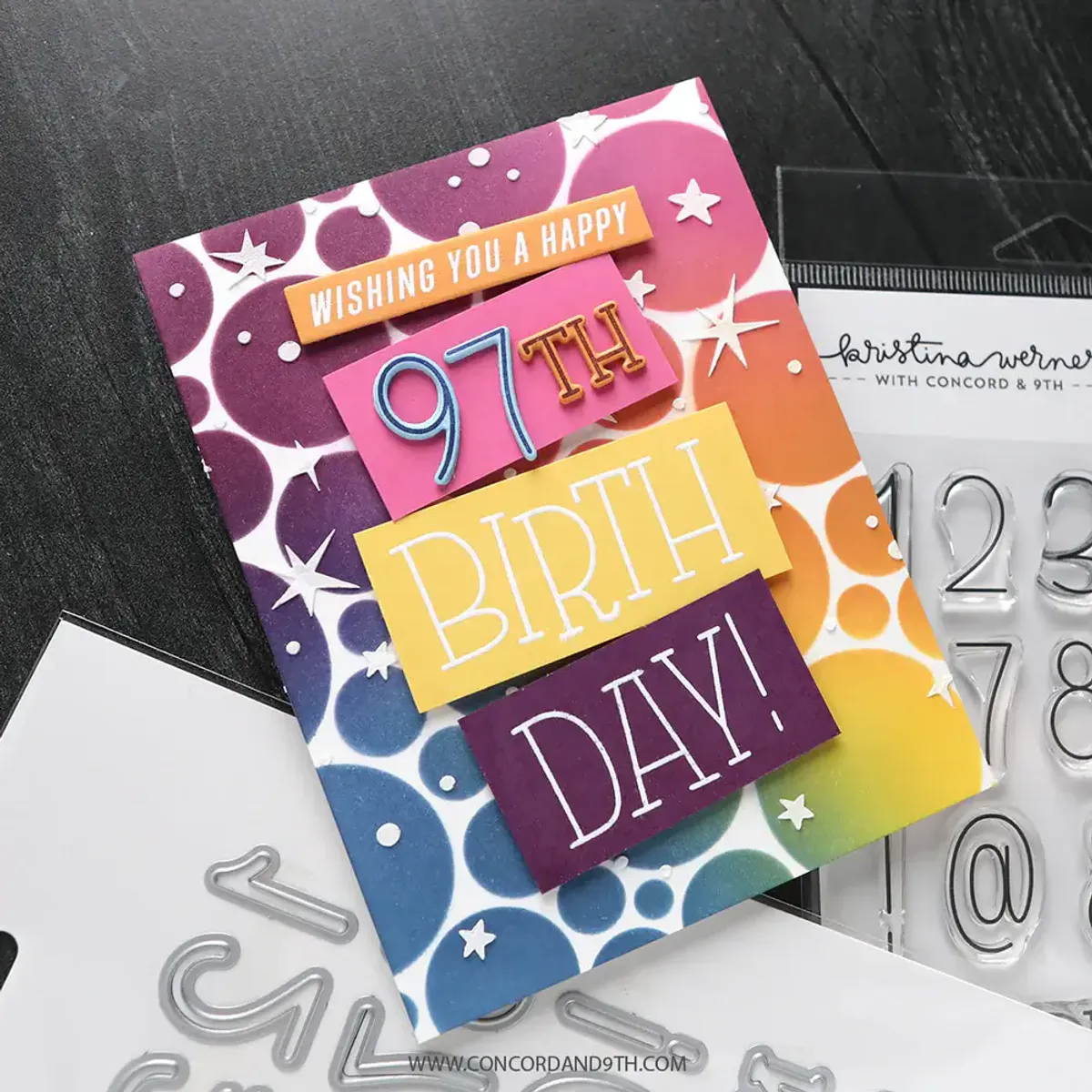 Kristina Werner Lucky Numbers Stamp Set