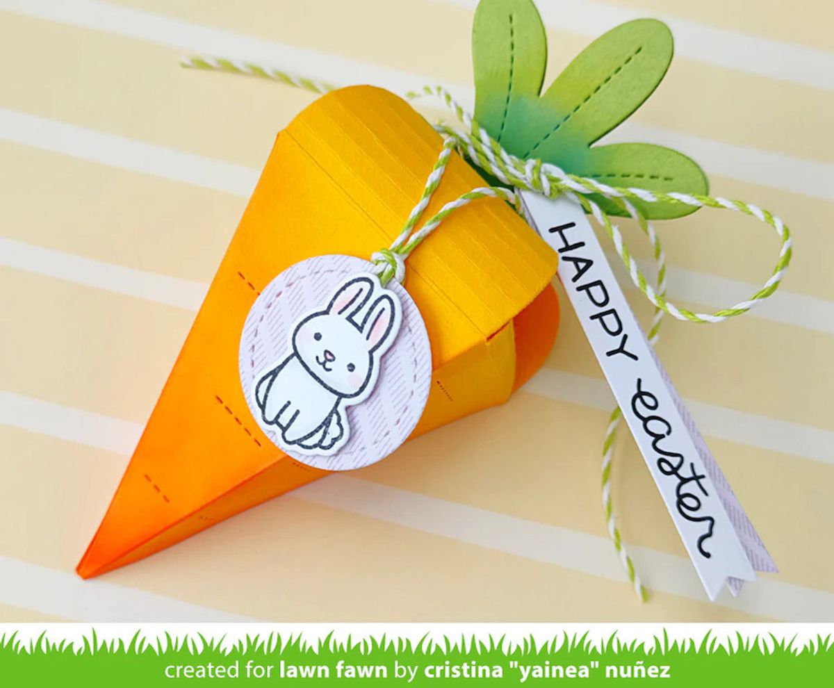 Lawn Fawn Carrot Treat Box Dies