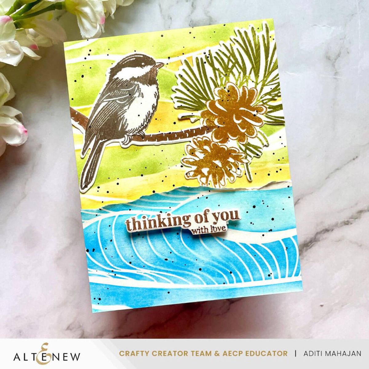 Altenew Chickadee Chirps Press Plate & Die Bundle